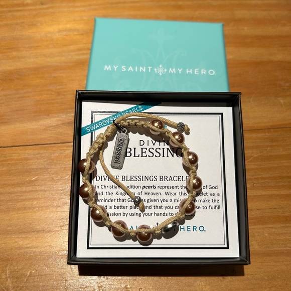 My Saint My Hero Divine Blessings Bracelet NWOT - Picture 2 of 6